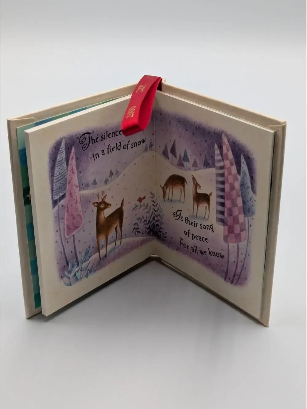 Hallmark Keepsake All Things Beautiful 2000 Mini Book Vintage Christmas Ornament